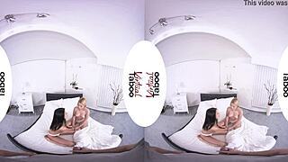 Virtual taboo - tasting my stepdaughter and her blonde bestie in a steamy POV encounter. They drive me wild!