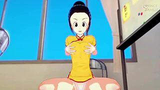 Hot milf milk chi-chi rewards you for being a good student with intense pleasure in dragon ball.