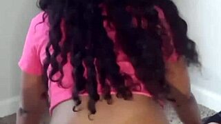 Black Woman Dominates Real Couple with Aggressive Riding and Gagging in Wet Action