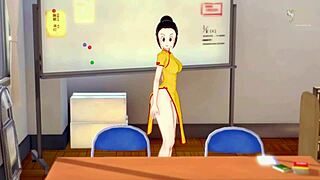 Hot milf milk chi-chi rewards you for being a good student with intense pleasure in dragon ball.
