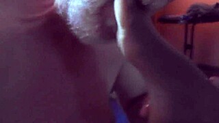 German slut gets fingered and covered in cum