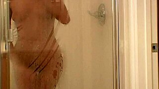 Addison performs a tongue shower on naked pussy in softcore scene