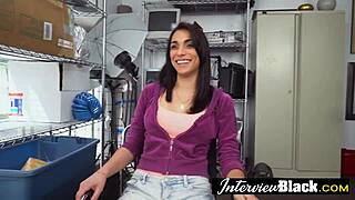 Does this Latina teen suck big black cock like a pornstar?