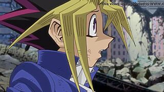 i'm watchin yu-gi-oh lazos resumidos, yugi and the league of traps, it's so bizzare hentai