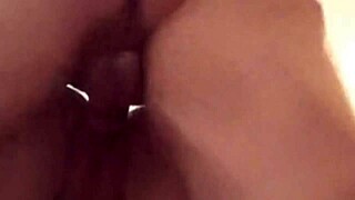 I'm hot, fuck my shaved pussy hard! Moaning in amateur homemade scene.
