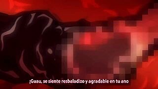 I got bound in this hentai episode with the teacher and ended in a creampie, oops!