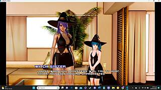 breeding island part 14 has sucking groping and licking in monster bdsm game costumes 😜