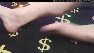 oiled calves of a muscular milf bodybuilder 😊