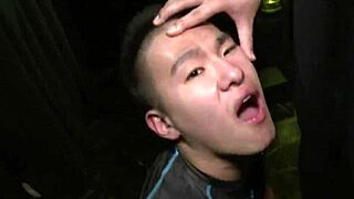 Japanese Gay Blowjob on Many Asian Cocks