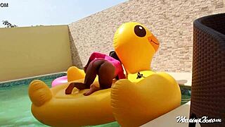 Maxine X Shoves Huge Dildo in Squirting Pussy!