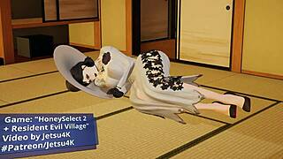 lady dimitrescu found me in this 4k 60fps 3d hentai game uncensored ultra settings