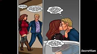 Broke housewife strips and rips clothes!