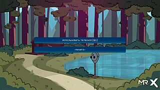 in camppinewood game, characters with big asses get blowjobs in costumes