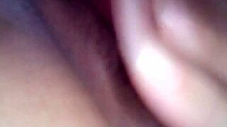 americana babe uses dildo for intense masturbation