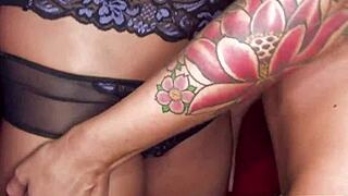 Brooke Brand Fucks Aurora's Big Tits and Ass