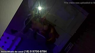 young wife in steamy amateur threesome with friend.