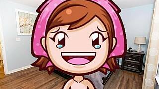 mama in anime gives you a tit job