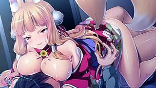 in ejaculation time, the fox girl engages in all sex scenes