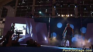 crazy fetish display outdoors