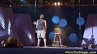 crazy fetish display outdoors