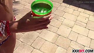 Teen group celebrates Independence Day with wild bisexual POV action