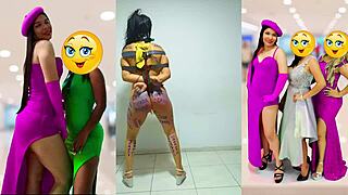 Slave Samantha Dances While Bound, Gagged, and Choked in BDSM Scene