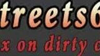 Anya Olsens enjoys rough outdoor public scene