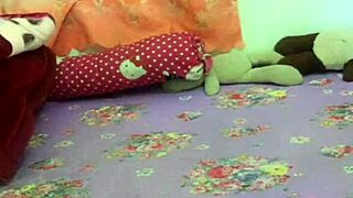 My fat mom masturbates alone downstairs