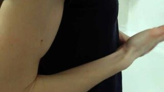 My husband fucks me in the ass in the bathroom and cums in my mouth