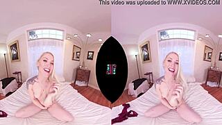 Ash Hollywood masturbates in VR POV