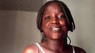 Crazy chick hunts supermarket for a lighter to smoke!