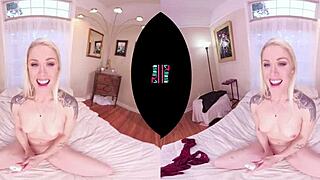 Ash Hollywood masturbates in VR POV