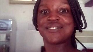 Crazy chick hunts supermarket for a lighter to smoke!