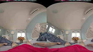 VRHush Blowjob and Breakfast Session with Brunette Nessy Blue