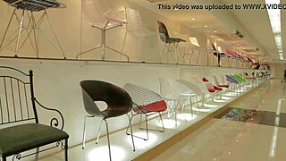 Sexy Bolivian model chats on sofa in leather fullhd 😘