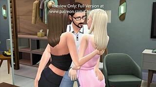 Lucky Cameraman Enjoys Doggystyle And Riding With Blonde Super Models