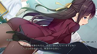 what's hidden in chikan ochi with counselor meika and natumi in episode 01?