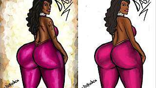 hey, check this thick cherokee d ass illustration, so curvy!