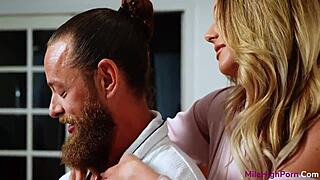 Is Kayley Gunner bent over for blowjob or cowgirl in hardcore massage?