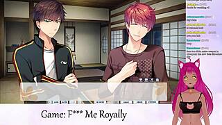 Vtuber Plays 'Fuck Me Royally' Part 1 With Kissing And Hentai.