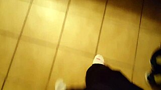 asian sucks white chub's cock