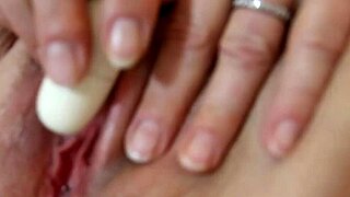 Amateur wife Betty Belle dives deep into anal play with her favorite dildos.