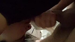 My Brazilian cousin gives an intense blowjob, sucking my cock deeply in this family encounter.