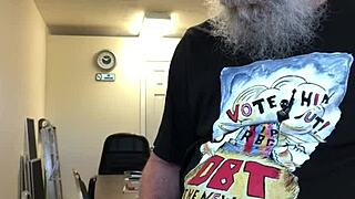 horny mature amateurs masturbate shaved pussies to orgasm and cumshot.