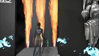 ねえ、フォールアウト4のスポーティーファッションがアニメシーンで燃えてる！