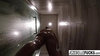 Sexy Jezebelle Bond Films Herself in Bath Masturbation