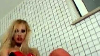 Hottest blonde Sandy Vega Vixen drilled on camera.