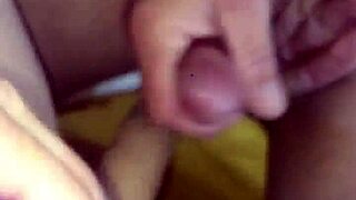 milf toys herself to cumshot happiness with big cock