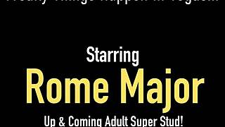 Rome Major is licking pussy and getting facial from big black cock