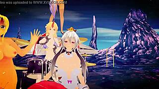 【 Mmd R18】 Engel Dancing Erotically